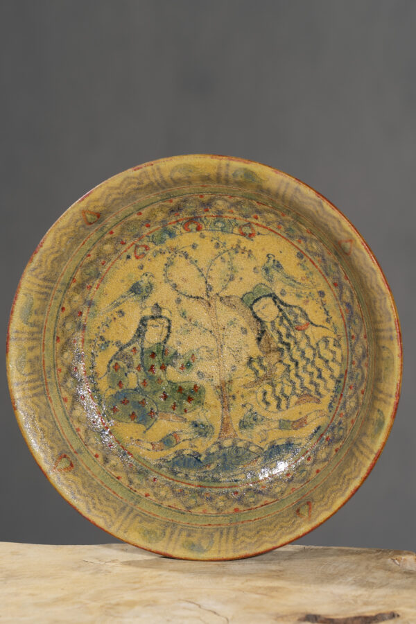 Nishapur Ceramics Hand Painted Over Cooked Bowl
