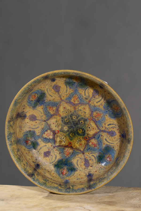 Nishapur Ceramics Hand Painted Over Cooked Bowl