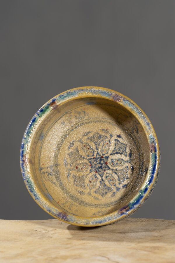 Nishapur Ceramics Hand Painted Over Cooked Bowl