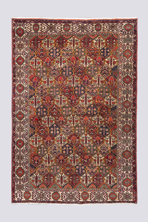 Vintage Fine Bakhtiari Lattices Carpet 6SQM