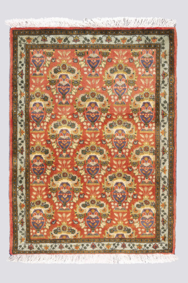 Vintage Tabriz Minakhani Poshti 0.7SQM