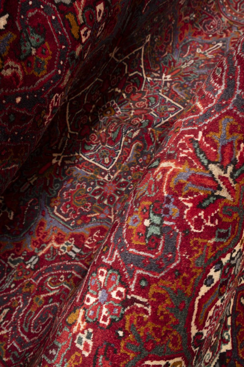 Vintage Heriz Goravan Lachak Toranj Carpet 6.25Sqm - Image 7