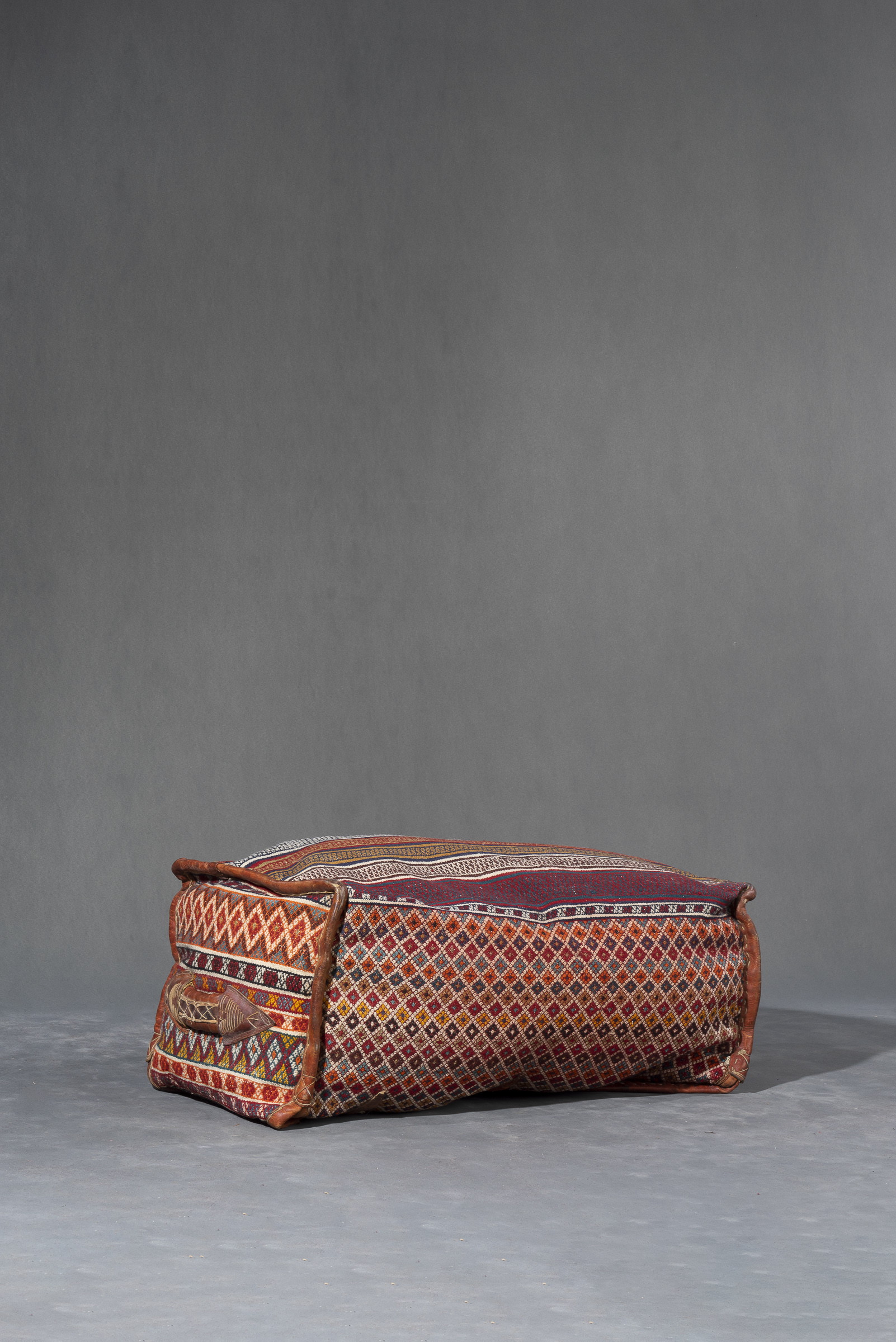 Maf031-Mafrash-Nomadic-Storage_ Vintage Qashqai Blanket Box (Mafrash) - Image 1