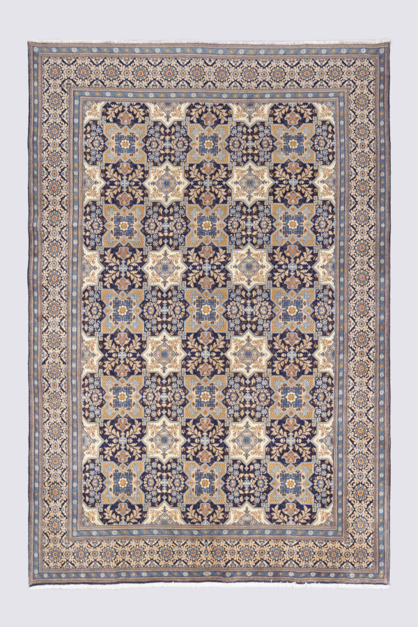 Contemporary Tabriz Fine 50 Raj Tiles  Carpet 5.8SQM