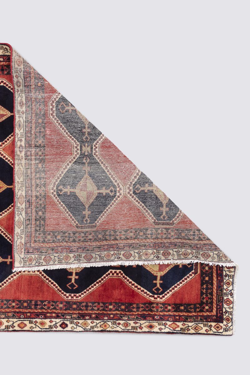 Vintage Dehaj Diamond Lattice Persian Rug c.1950s 285*200CM - Image 8