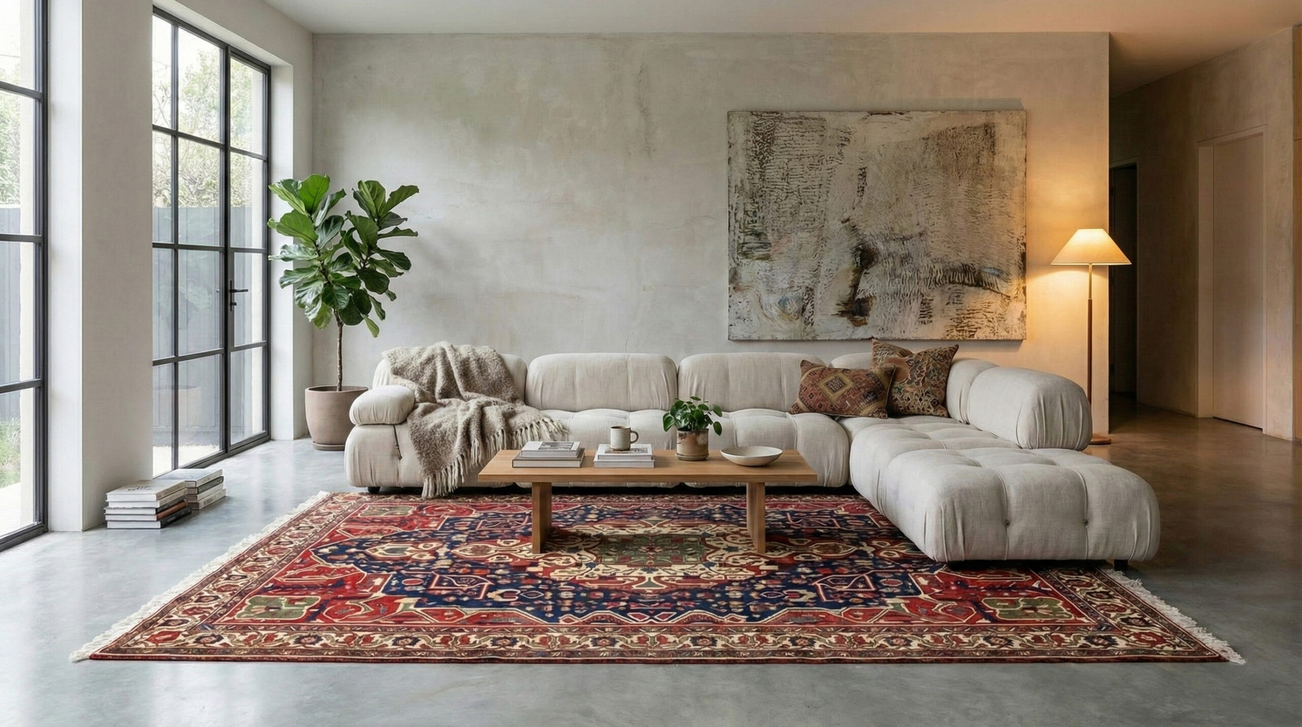 Bakhtiari Carpet Emerald Medallion Resize