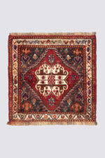 Qashqai Poshti Carpet 63*61CM