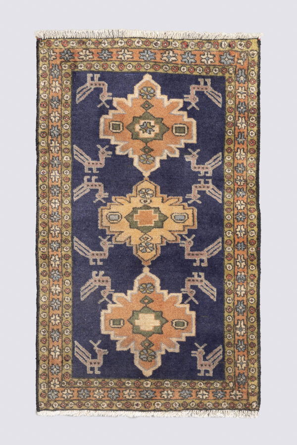 Semi Antique Ardabil Morqi Poshti Carpet 0.6SQM