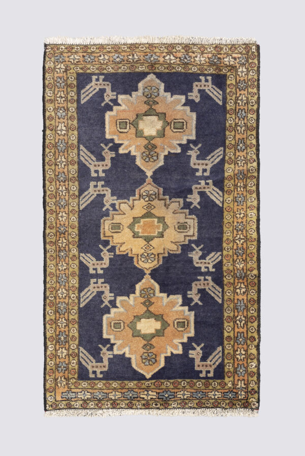 Semi Antique Ardabil Morqi Poshti Carpet 2 0.6SQM
