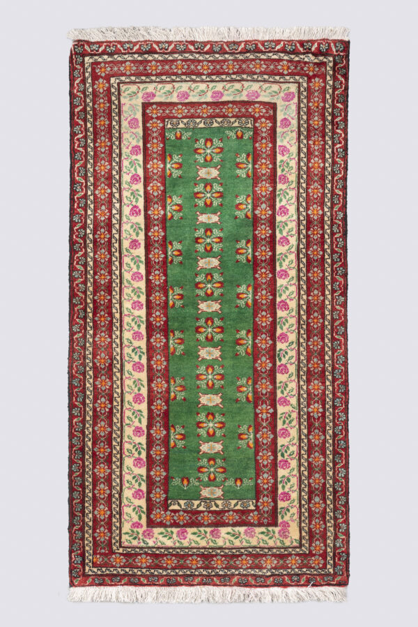 Vintage Afshar Simple Green Carpet 1.2SQM