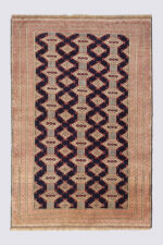 Fine Torkaman Camel Feet Carpet 160*110CM