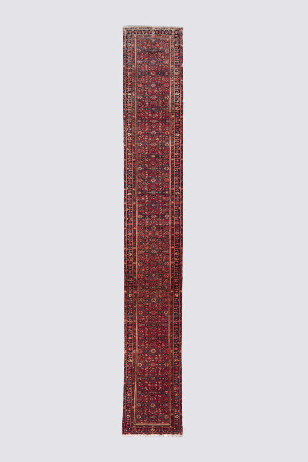 Vintage Fine Hossein Abad Mahi Carpet Runner 4SQM