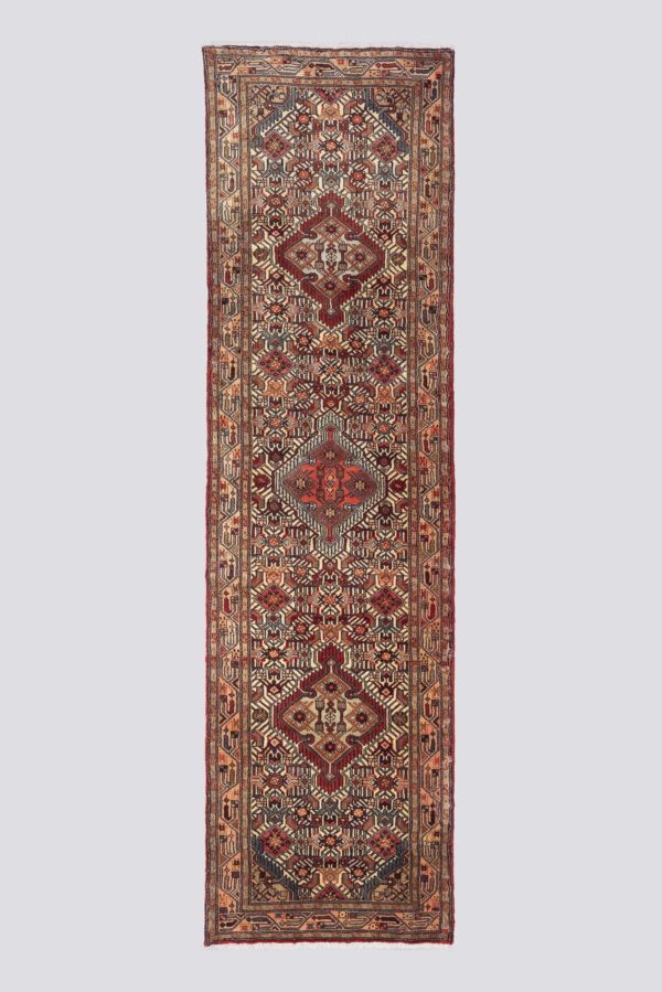 Fine Roodbar Tafresh Triple Toranj Kork Carpet Runner 2.1SQM