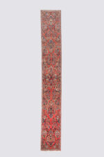 Semi Antique Sarouk American Flower Carpet Runner 375*55CM