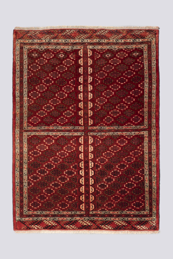 Vintage Fine Torkaman 4 Qabi Carpet 1.8 SQM