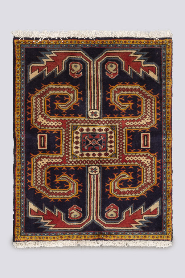 Semi Antique Nili Ardabil Poshti Carpet 0.7SQM