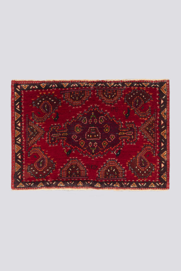 Vintage Kerman Dated (1990) Morqi Poshti 0.7SQM