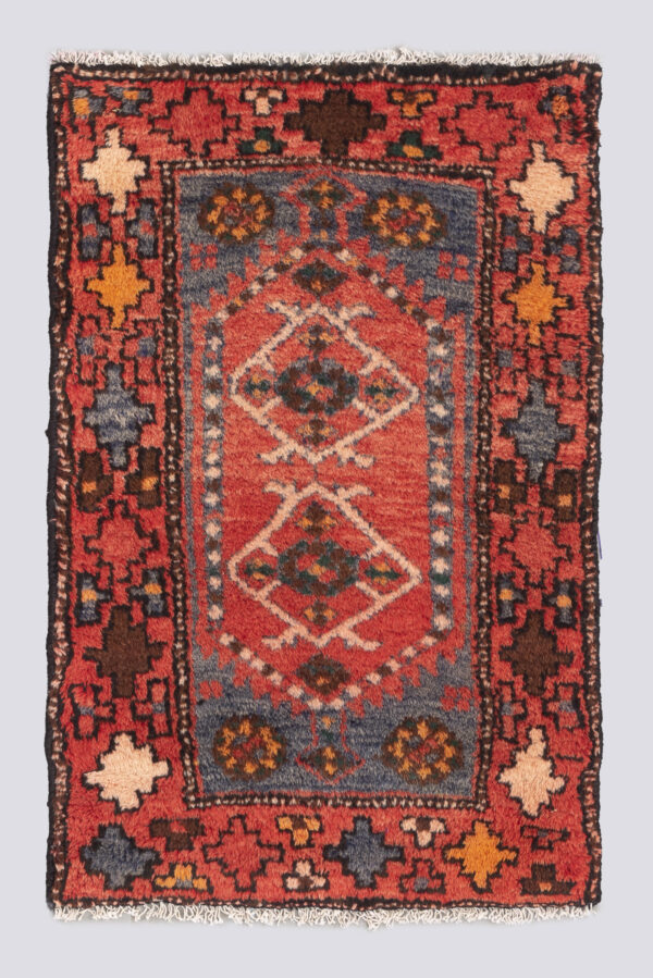 Vintage Hamadan Double Toranj Poshti Carpet 0.4SQM
