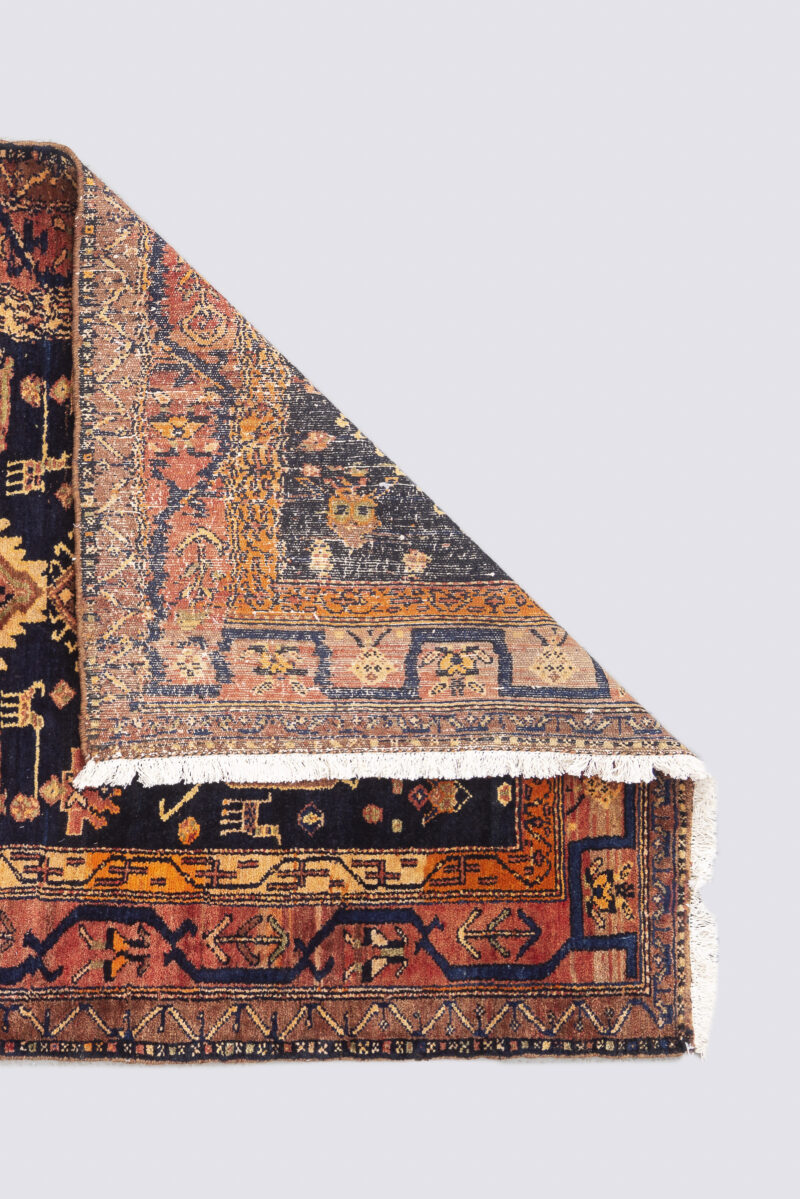 Antique Garoos Bijar Hexagonal Medallion Carpet 296*144Cm - Image 2