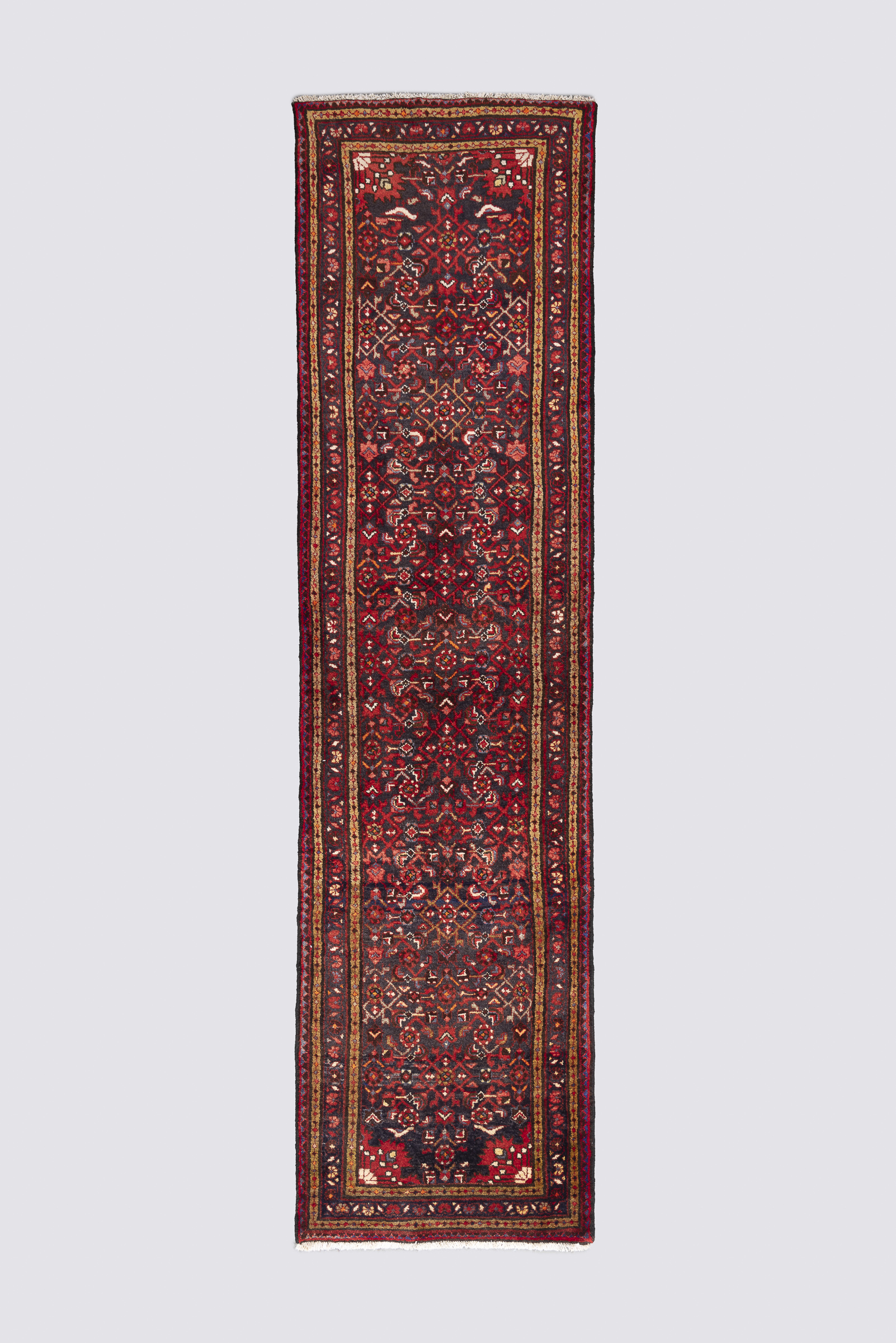 Rca317-Edit-Carpet Semi Antique Malayer Mahi Carpet Runner 300*78Cm - Image 1