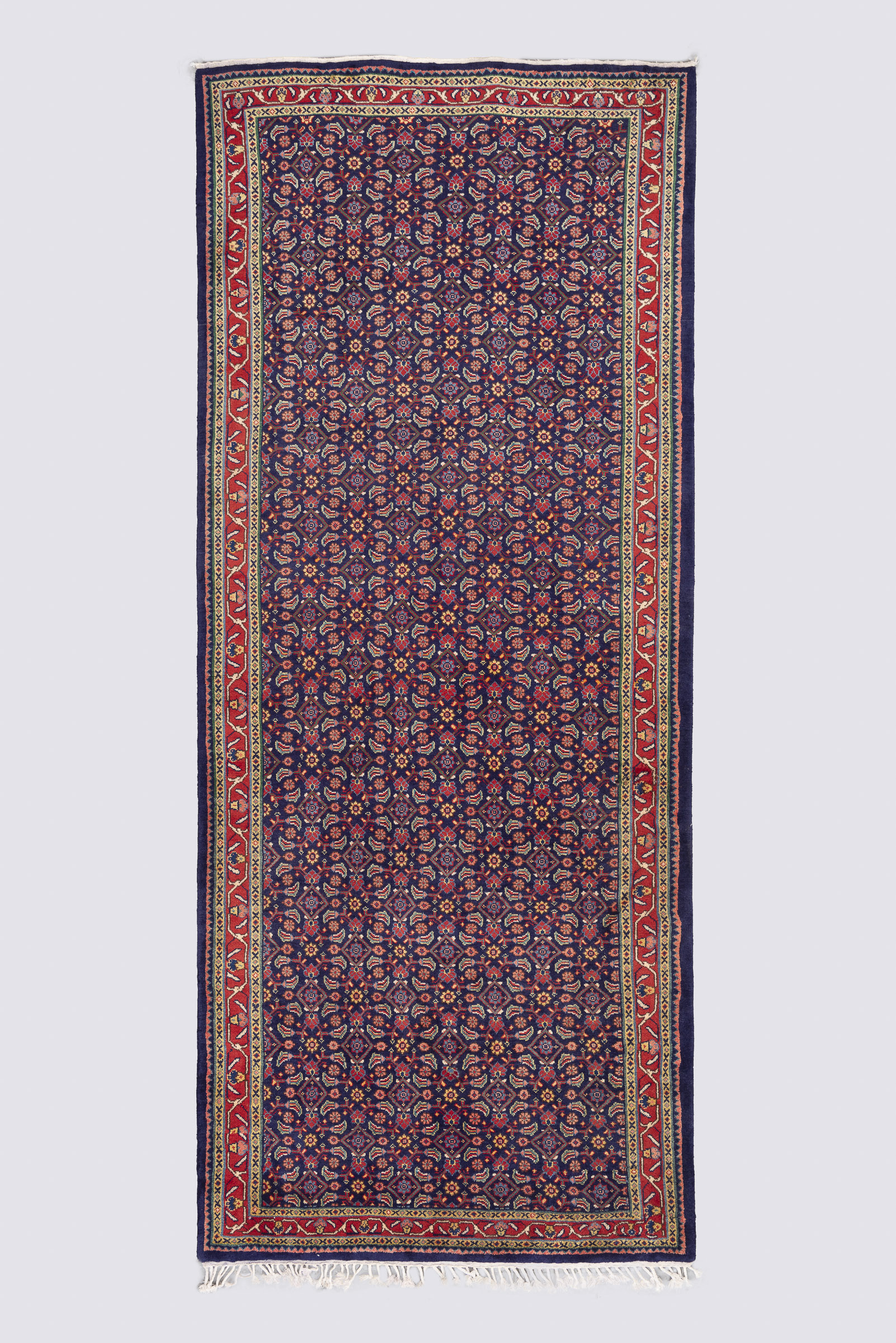 Rca319-Carpet Fine Sarouk Mahi Carpet Runner 295*123Cm - Image 1