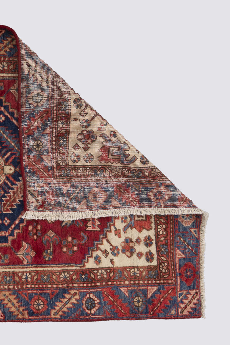 Semi Antique Heriz Triple Toranj Carpet Runner 265*105Cm - Image 2