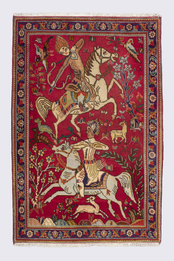 Vintage Tabriz Shekargah Carpet