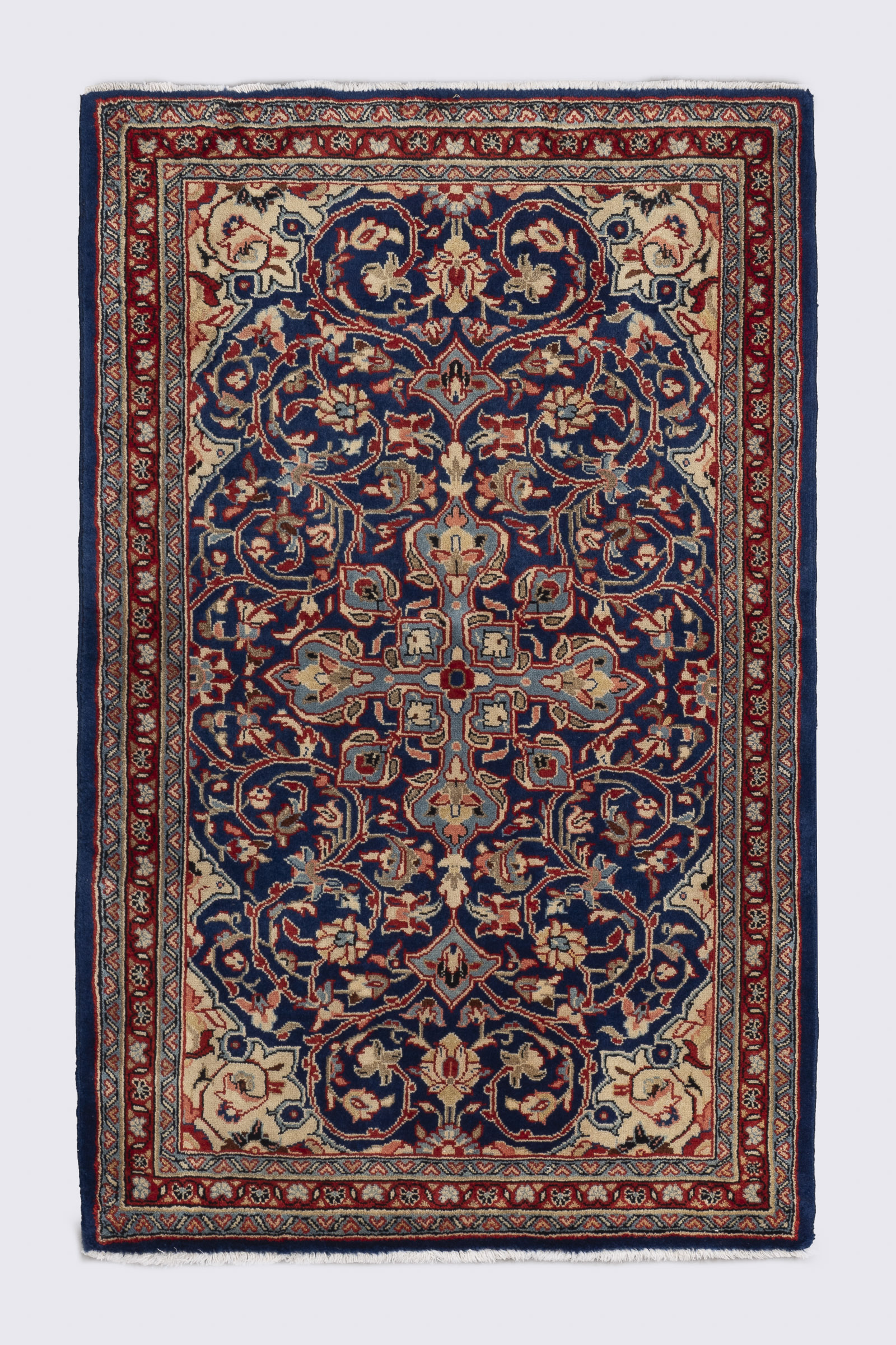 Rca355-Edit-Carpet Semi Antique Sarouk Cross Carpet 127*80Cm - Image 1