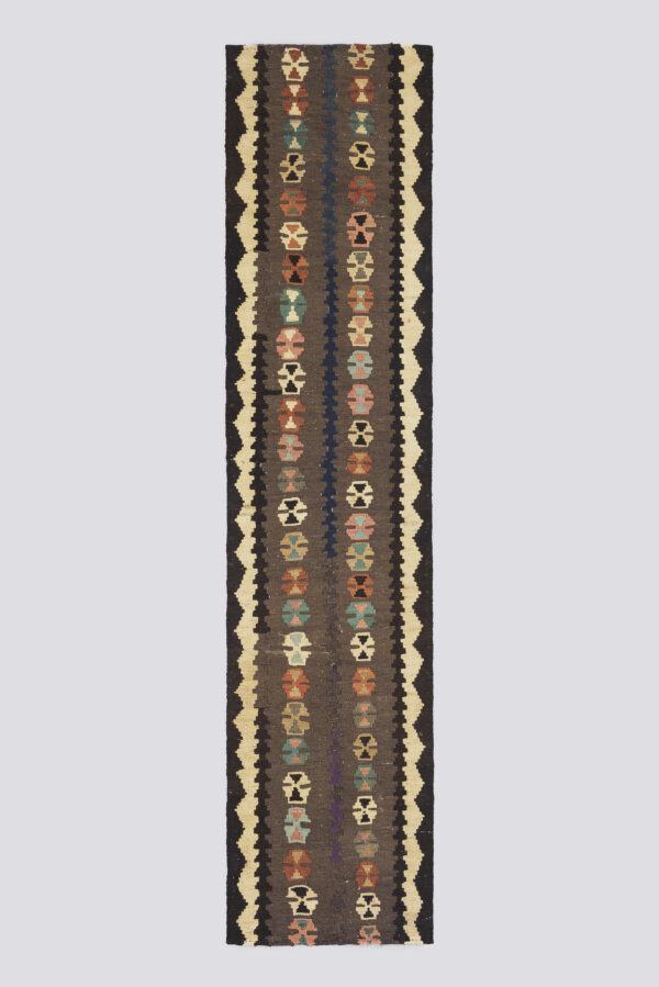 Vintage Saveh Kilim Runner 2.1SQM