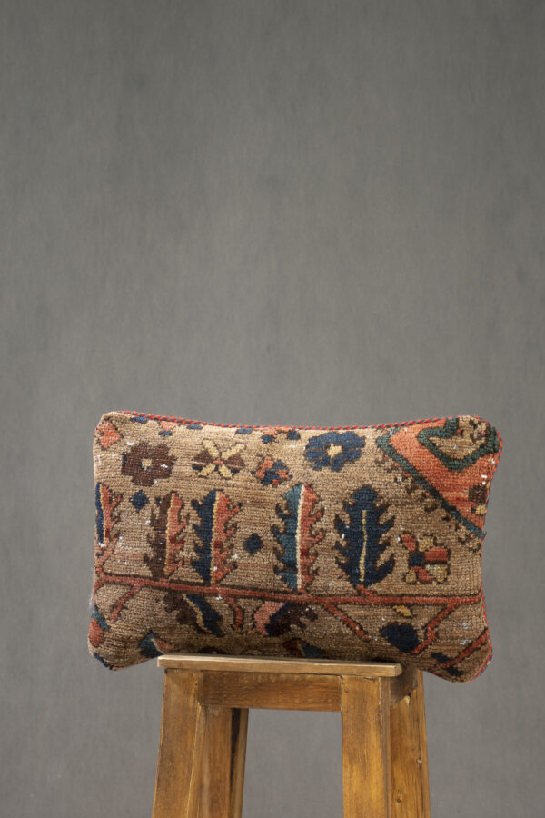 Antique Bakhtiari Carpet Cushion  50*30cm