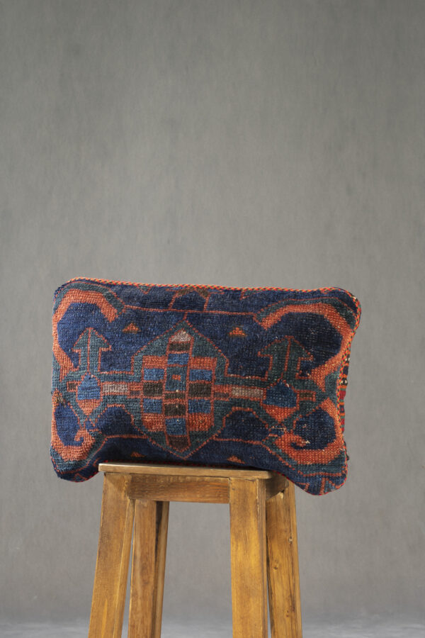 Antique Afshar Nili Carpet Cushion 50*35cm