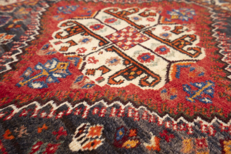 Qashqai Poshti Carpet 63*61Cm - Image 4