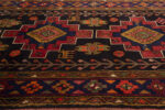Antique Qara Dagh Caucasian Triple Toranj Carpet 304*121CM - Image 4