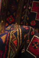 Antique Qara Dagh Caucasian Triple Toranj Carpet 304*121CM - Image 11