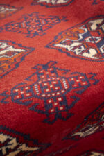 Fine Torkaman Yamut Mari Gool (Elephant feet) Carpet 145*110CM - Image 11