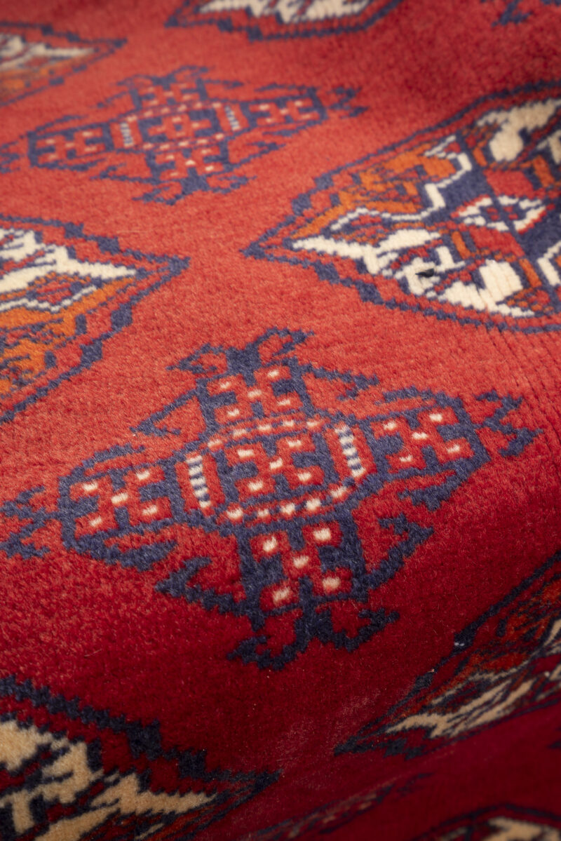 Fine Torkaman Yamut Mari Gool (Elephant feet) Carpet 145*110CM - Image 11