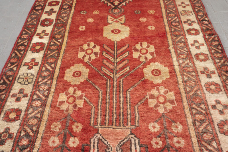 Semi Antique Miane (Dated 1948) Vases Capret Runner  310*105Cm - Image 4