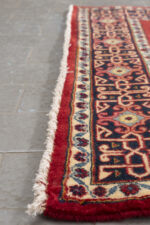 Fine Kashan Minimal Red Carpet Runner 385*92CM - Image 7