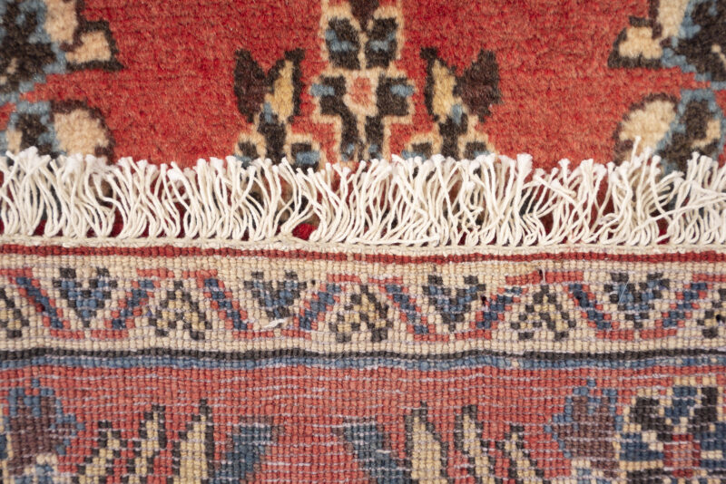 Semi Antique Sarouk American Flower Carpet Runner 375*55Cm - Image 7