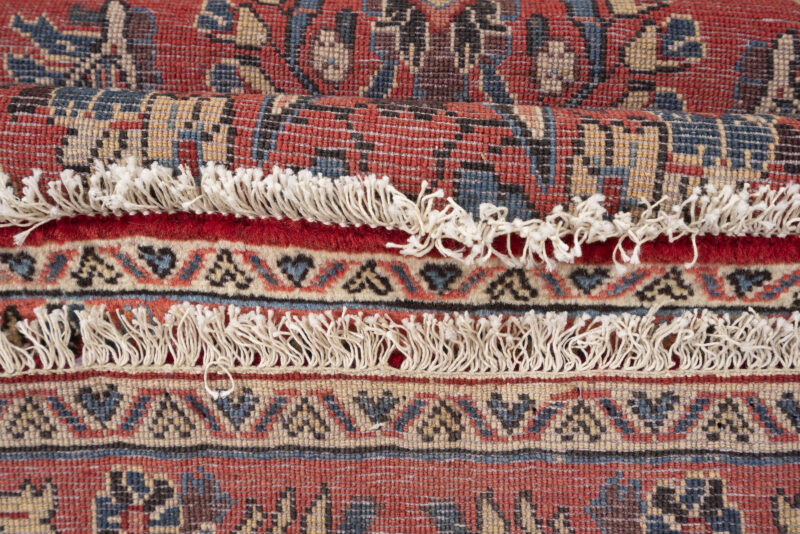Semi Antique Sarouk American Flower Carpet Runner 375*55Cm - Image 9