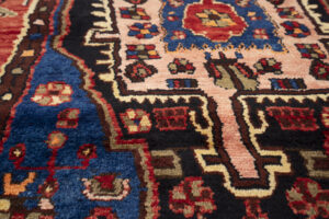 Antique Nahavand Nili Qalat Figures Carpet 152*105CM - Image 5