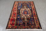 Antique Nahavand Nili Qalat Figures Carpet 152*105CM - Image 3