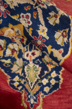 Antique Fine Hamedan Armenian Lachak Toranj Carpet 162*104CM - Image 10