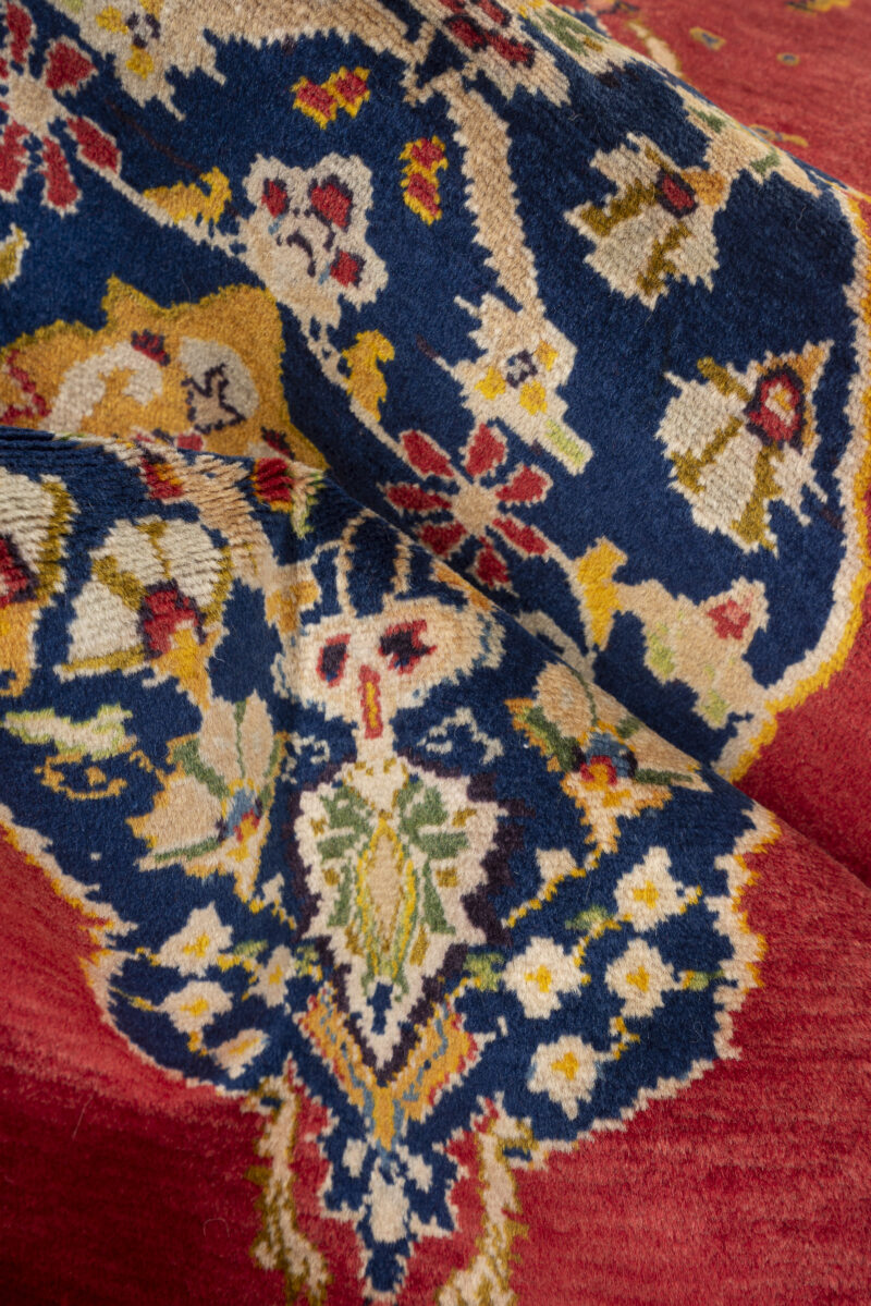 Antique Fine Hamedan Armenian Lachak Toranj Carpet 162*104CM - Image 10