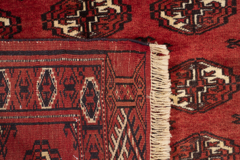 Fine Torkaman Mari Gol (Elephant Feet) Carpet 115*91Cm - Image 13