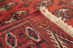 Fine Torkaman Mari Gol (Elephant feet) Carpet 115*91CM - Image 12