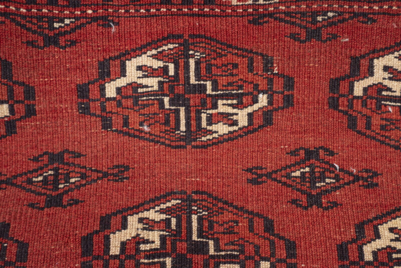Fine Torkaman Mari Gol (Elephant Feet) Carpet 115*91Cm - Image 11