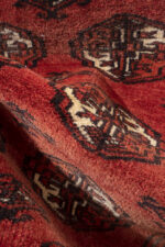 Fine Torkaman Mari Gol (Elephant feet) Carpet 115*91CM - Image 8
