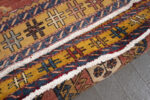 Antique Fine Heriz Five Toranj Golden Frame Carpet Runner 4.8SQM - Image 17