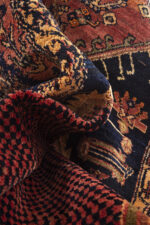 Antique Garoos Bijar Hexagonal Medallion Carpet 296*144CM - Image 5